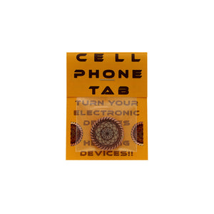 The 1” Golden Fire Cell Phone Tabs have a super-sticky rubberized backing which stays readily onto any surface. Apply to your Cell Phone or Cell Phone Case, Tablet, or other electronic devices.