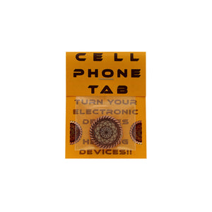 The 1” Golden Fire Cell Phone Tabs have a super-sticky rubberized backing which stays readily onto any surface. Apply to your Cell Phone or Cell Phone Case, Tablet, or other electronic devices.