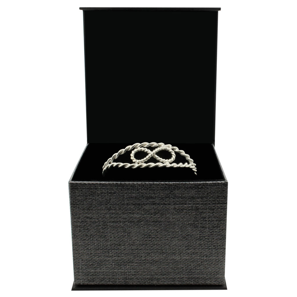 Silver Infinity Bracelet in Gift Box