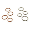 Copper and Silver Rings
