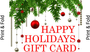 Happy Holidays Gift Card